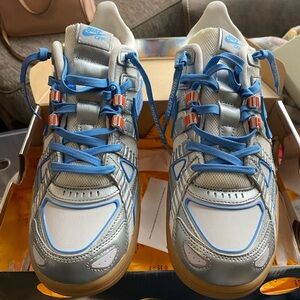 Kids Blue and Gray Sneakers